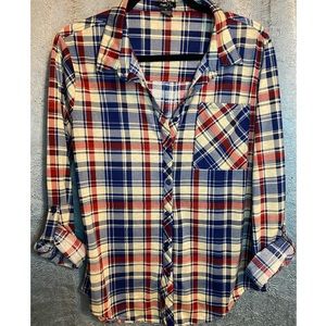 Rue21 Plaid Button Up Shirt size Xl